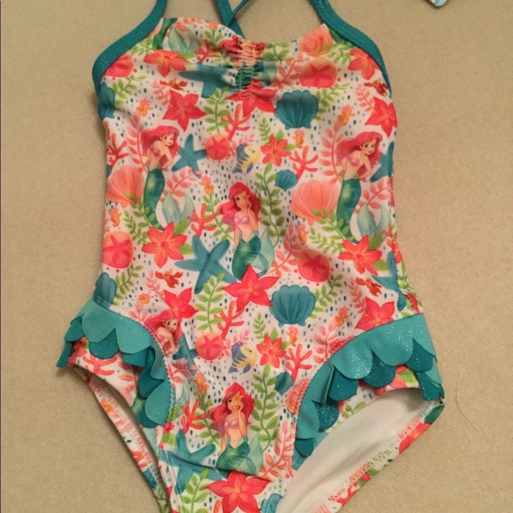 Disney Mermaid Swim Suit NEW